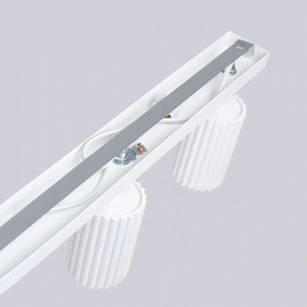 Sufitowa lampa na listwie KARBON SL.1546 tubki z regulacją białe