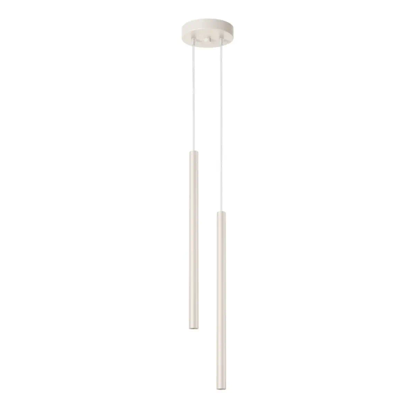 Wisząca lampa podłużna PASTELO SL.1513 podwójne tuby beżowe