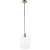 Lampa wisząca L&-1102679 Light& ze szklanym kloszem mosiądz