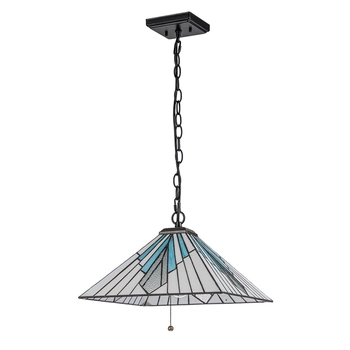 Zwisająca lampa z regulacyjną Alderley TF-ALDERLEY-P szklana kolorowa