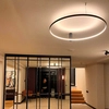 Sufitowa lampa RING LP-909/1C S BK CCT LED 35W 3000-6000K czarny
