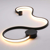 Nowoczesny kinkiet ścienny Linea ABR-MKL40W Abruzzo LED 40W 3000K czarny