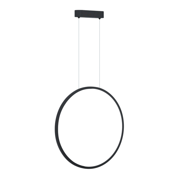 Lampa wisząca Saturno ML8854 pierścień LED 28W 4000K czarny