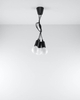LAMPA wisząca SL.0573 industrialna OPRAWKA zwis pająk czarna