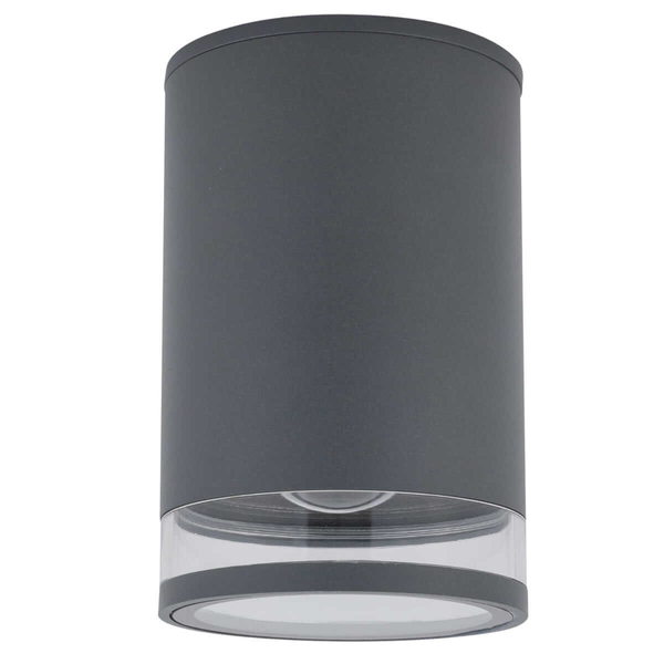Łazienkowa lampa sufitowa Rock 10687 IP44 downlight metalowy grafitowy