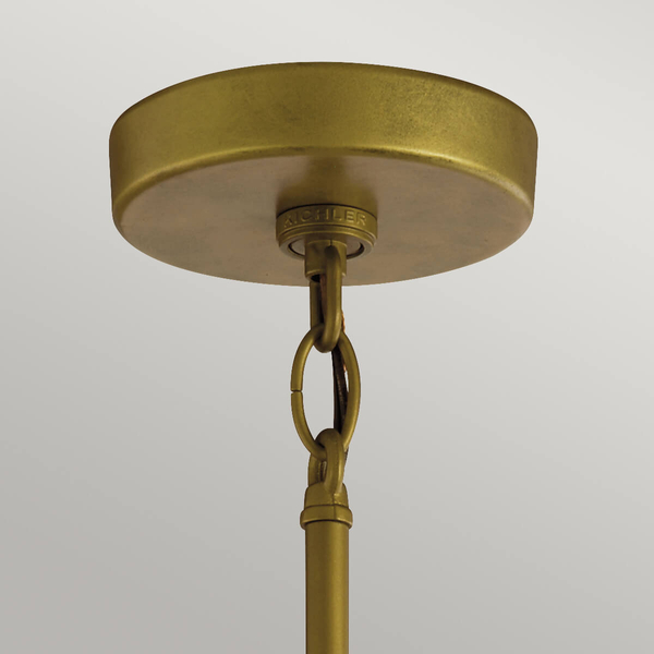 Wisząca lampa Camillo KL-CAMILLO-P-PNBR IP44 ogrodowa szklana mosiężna