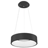 LAMPA wisząca CHIARA 3945-832RP-BK-3 Italux OPRAWA okrągła LED 32W 3000K pierścień ring czarna