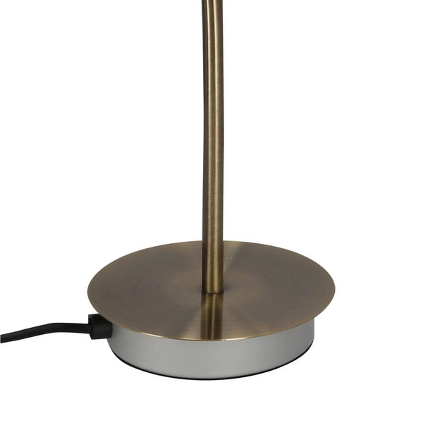 Retro lampa biurkowa Kroton 33-88942 stojąca biała patyna