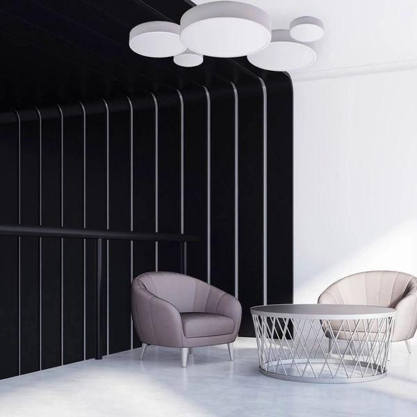 Biala lampa sufitowa 137623600073 z czujnikiem ruchu