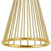 Lampa stołowa hampton Filo MT1235 Step druciana złota czarna