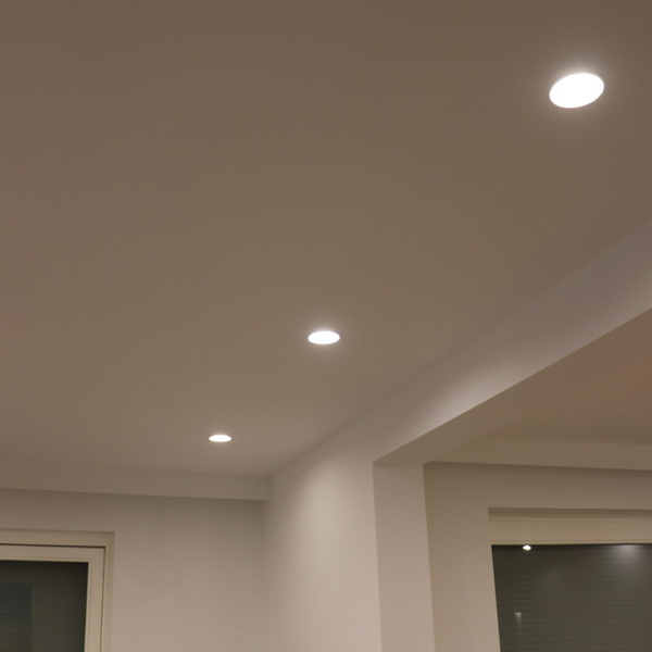 Lampa podtynkowa Sun 293102105 Elkim LED 10W 3000K wpust IP44 biały