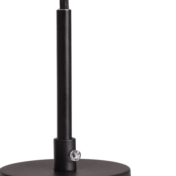 Lampa wisząca ze szkła Culaccino ABR-LWS-CUC ryflowana biała czarna