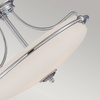 Sufitowa lampa Griffin QZ-GRIFFIN-SFM-C Quoizel biały polerowany chrom