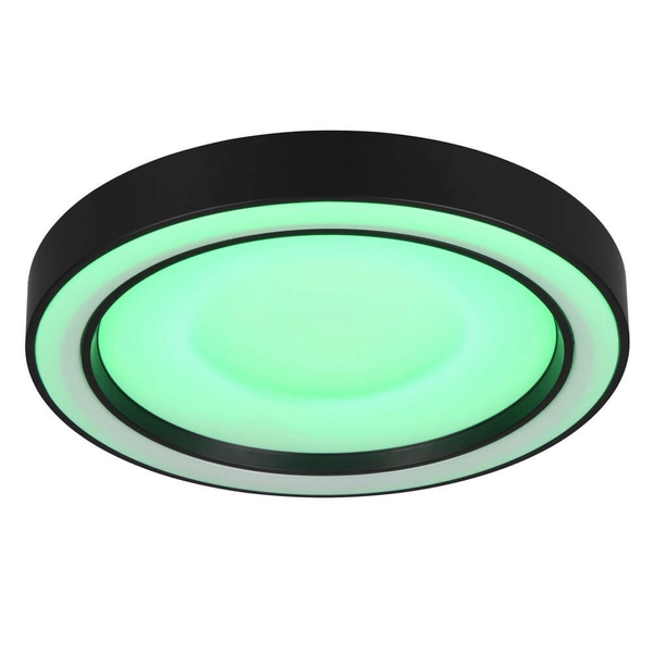 Plafon sypialniany Arco R65091432 LED 22W 2700-6000K funkcja RGB czarny