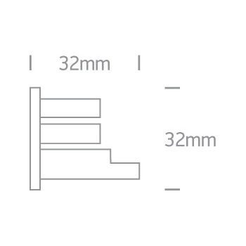Zaślepka do szynoprzewodów trójfazowych MYL.00115 biała