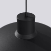Metalowa lampa wisząca BILO czarna SL.1703 owalna 1xE27