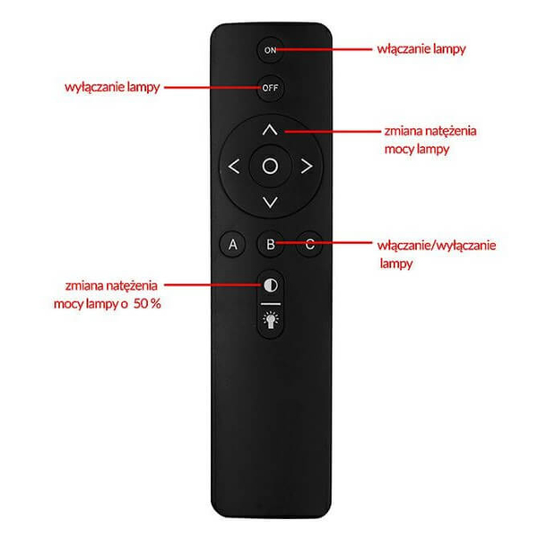 Ledowa lampa wisząca Ring Slim MSE1501100161 Moosee 50W 3000K z pilotem złota