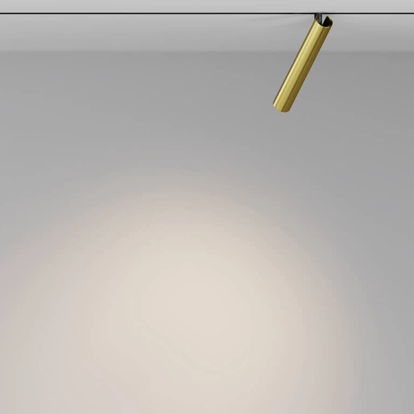 Lampa magnetyczna Focus TR141-2-6W3K-M-BS LED 6W 3000K sufitowa mosiądz