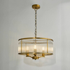 Jadalniana lampa wisząca Evelyn EVE0363 szklana brązowy przezroczysty