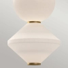 Wisząca lampa Bijou ALM-BIJOU-P3-GD LED 20W 3000K złota biała