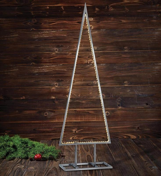 Minimalistyczna choinka świecąca podłogowa LED 6W biała ciepła