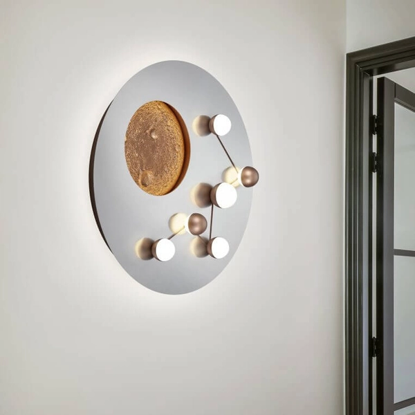 Lampa sufitowa ZODIAC 644810107 LED 42W 2300-4000K ściemniana srebrna złota