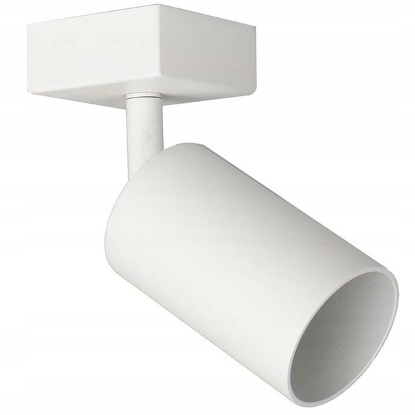 Metalowa lampa sufitowa SLP8115 regulowana tuba do pokoju biała