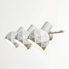 Spot LAMPA sufitowa REUS LP-8069/3WS WH Light Prestige geometryczna OPRAWA regulowane reflektorki białe