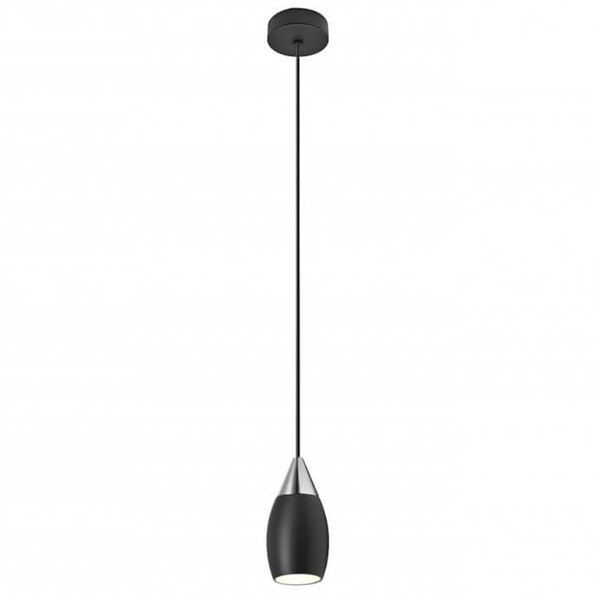 Lampka nad stół zwis TENTOR AZ3086+AZ3088 Azzardo LED 7W 3000K czarny chrom