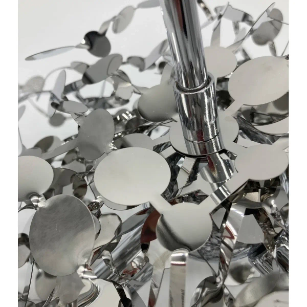 Wisząca lampa hampton Monetti ST-1675 CHROME Step ażurowa płatki chrom