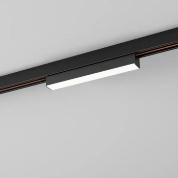 Magnetyczna lampa sufitowa RAFTER mini czarna podłużna LED 3000K do szynoprzewodów 16461-M930-D9-00-12