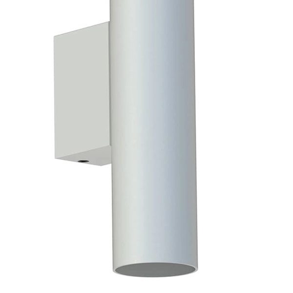 Lampa ścienna sypialniana tuba Fourty 10890 Nowodvorski podłużna jedwabisty szary