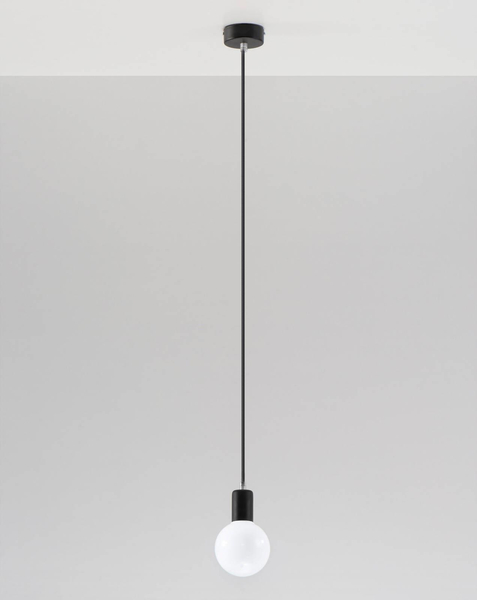 LAMPA wisząca SL.0152 OPRAWKA kabel przewód zwis czarny