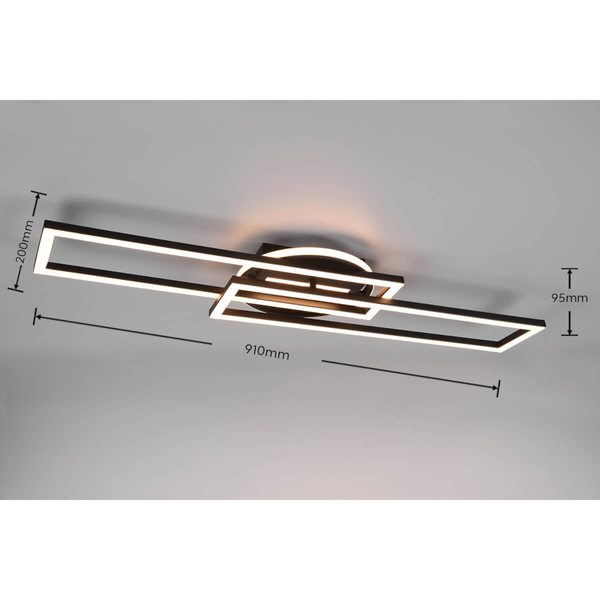 Plafoniera kuchenna Twister R67183132 RL Light LED 30W 2700-6000K czarna