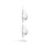 Stojąca lampa do salonu Sallo SAF211P1 kule z wtyczką białe