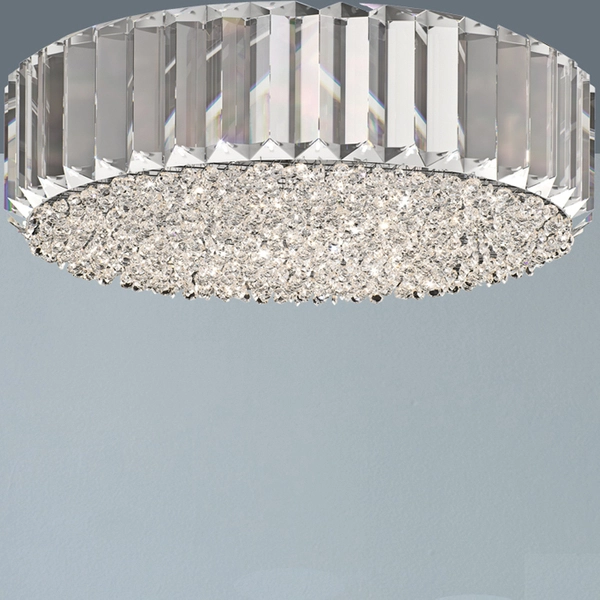 Lampa sufitowa glamour PRINCE C0360-05B-F4AC z kryształami przezroczysta