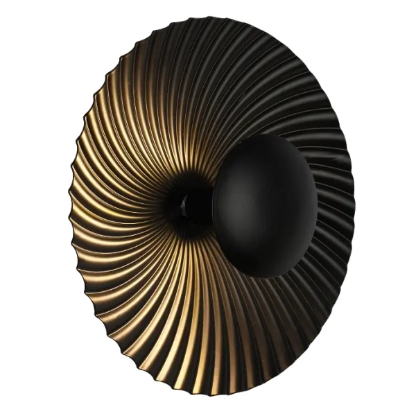 Loftowy kinkiet ścienny Sola LP-0105/1W BK okrągły do salonu czarny