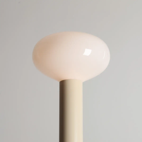 Owalna lampa stojąca Flo Floor Cream 7000A9_M kremowa