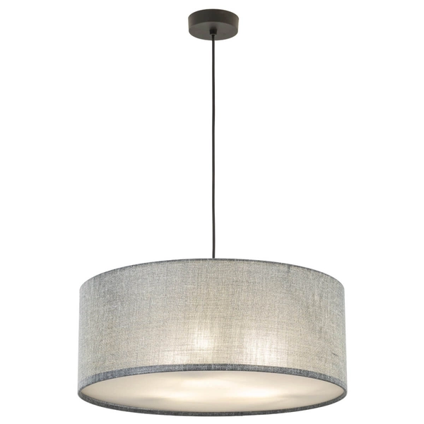 Lampa zwisowa do gabinetu Earth 4654 round walec okrąg grafitowa