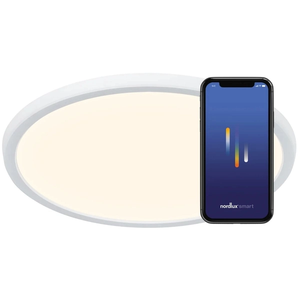 Plafon LED Oja 2015136101 Nordlux 20W 2700-6000K sterowany aplikacją biały