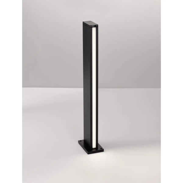 Stojąca ogrodowa lampa Sasso LE73501 LED 12W 3000K IP54 czarny