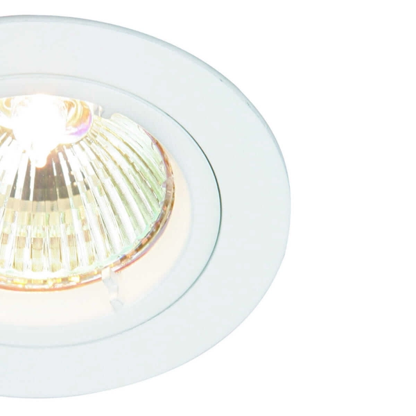Okrągła lampa sufitowa Cast 52331 Saxby downlight biała