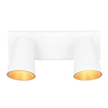 Sufitowa lampa Sharp 817100231 reflektorki tuby do kuchni metalowa biała