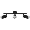 Modernistyczna lampa sufitowa Frida 4203 Ideus metalowa czarna