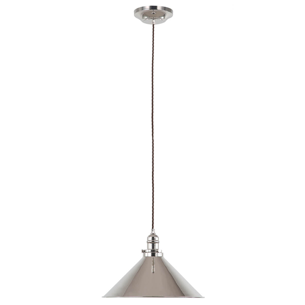 Metalowa lampa wisząca Provence PV-SP-PN Elstead nad stół nikiel