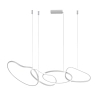 Pierścieniowa lampa wisząca Fonte PND-22412-S4-WH LED 60W 3000-6000K biała