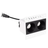 Lampa wpustowa z modułem LED i zasilaczem Modular H180.05 + HM180 2L + HT180 6W ON/OFF Maxlight LED 6W 3000K czarna biała