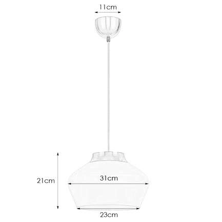 Kuchenna lampa wisząca KOM 107379 Markslojd skandynawska metalowa biała