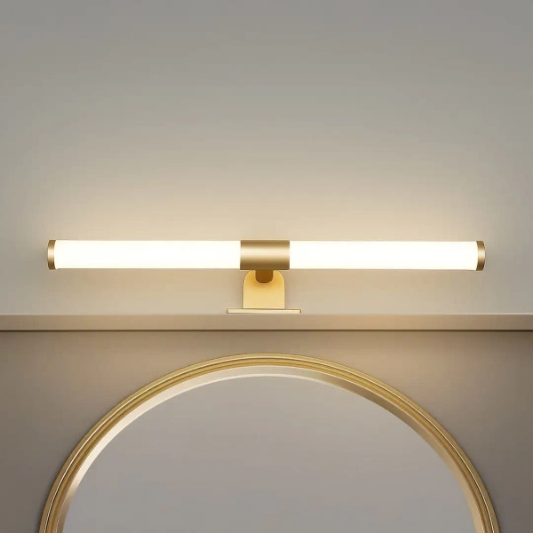 Nowoczesny kinkiet do łazienki Apa ML2253 LED 6W 4000K IP44 złoty