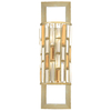 Ścienna lampa crystals Gemma HK-GEMMA2-B-SL glamour złota srebrna